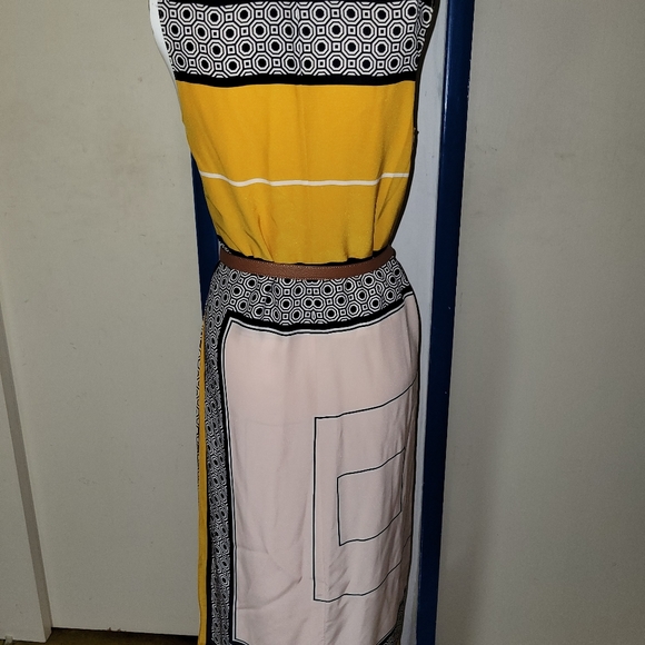 TORY BURCH CLARICE WRAP DRESS, Silk HICKS 3 - Picture 5 of 6